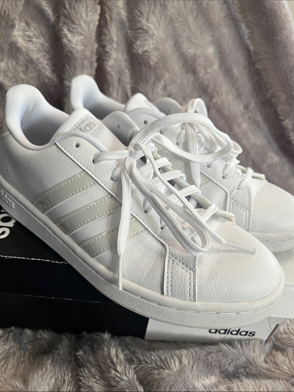 Adidas Grand Court white sneakers